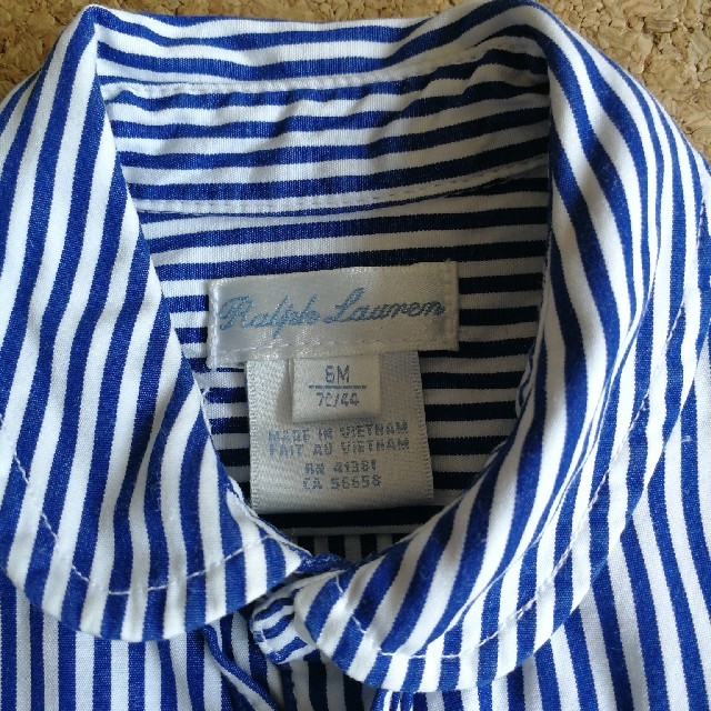 Ralph Lauren(ラルフローレン)のラルフローレン　シャツワンピース キッズ/ベビー/マタニティのキッズ服女の子用(90cm~)(ワンピース)の商品写真