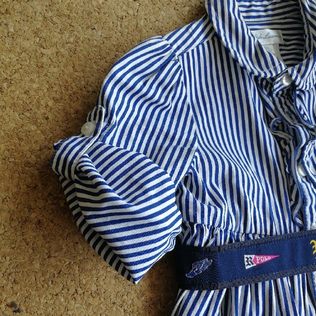 Ralph Lauren(ラルフローレン)のラルフローレン　シャツワンピース キッズ/ベビー/マタニティのキッズ服女の子用(90cm~)(ワンピース)の商品写真