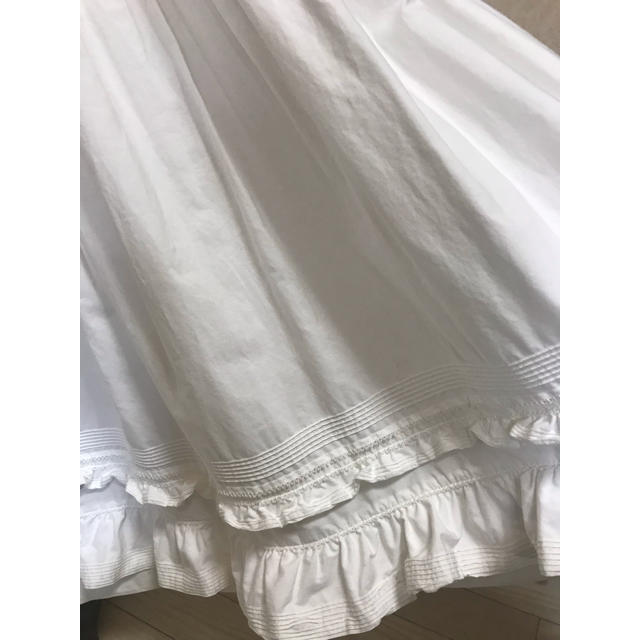 カネコイサオ/KANEKOISAO ロングスカート　オフホワイト　ペチスカート