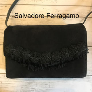 サルヴァトーレフェラガモ(Salvatore Ferragamo)のSalvadore Ferragamo ハンドバッグ 黒(ハンドバッグ)