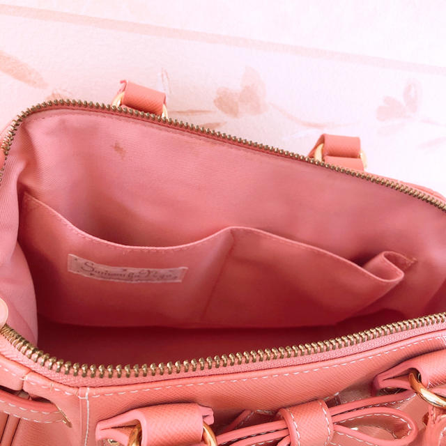 Samantha Vega(サマンサベガ)のサマンサベガ  ハンドバッグ  ショルダーバッグ  桜色 レディースのバッグ(ハンドバッグ)の商品写真