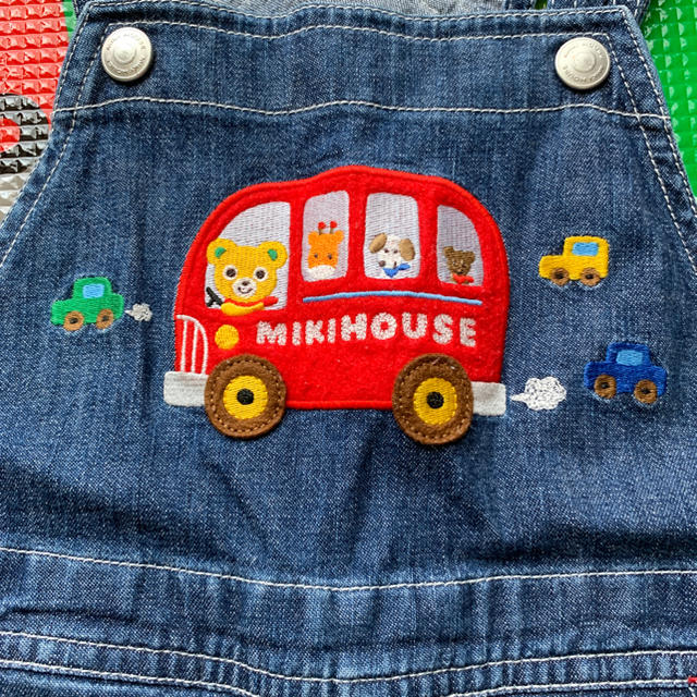 mikihouse(ミキハウス)のオーバーオール100 キッズ/ベビー/マタニティのキッズ服男の子用(90cm~)(パンツ/スパッツ)の商品写真