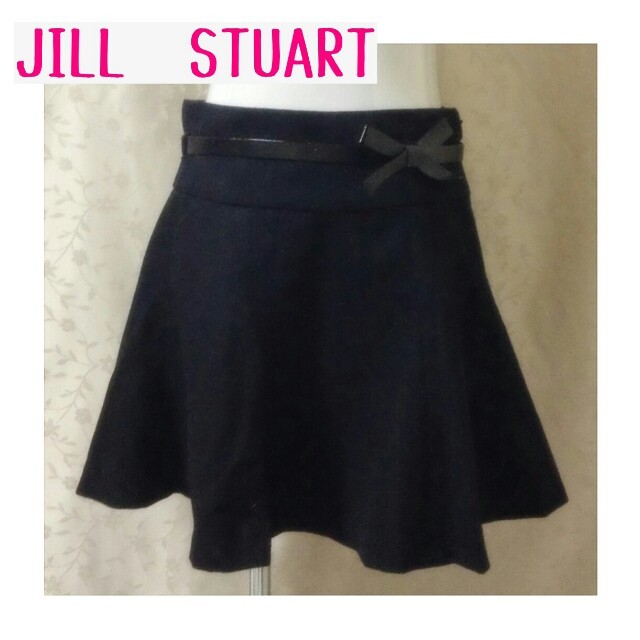 JILLSTUART(ジルスチュアート)のJILL STUART★黒ミニスカート レディースのスカート(ミニスカート)の商品写真