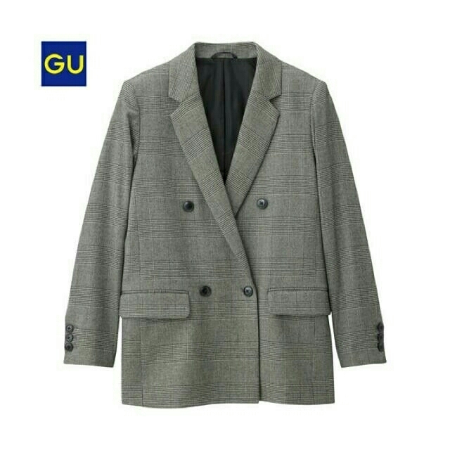 GU(ジーユー)のジャケットのみ GU グレンチェック レディースのジャケット/アウター(テーラードジャケット)の商品写真