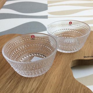 イッタラ(iittala)の新品 2個 iittala イッタラ カステヘルミ ボウル 230ml クリア(食器)