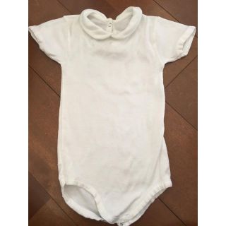 プチバトー(PETIT BATEAU)の女の子ブラウスタイプロンパース(ロンパース)