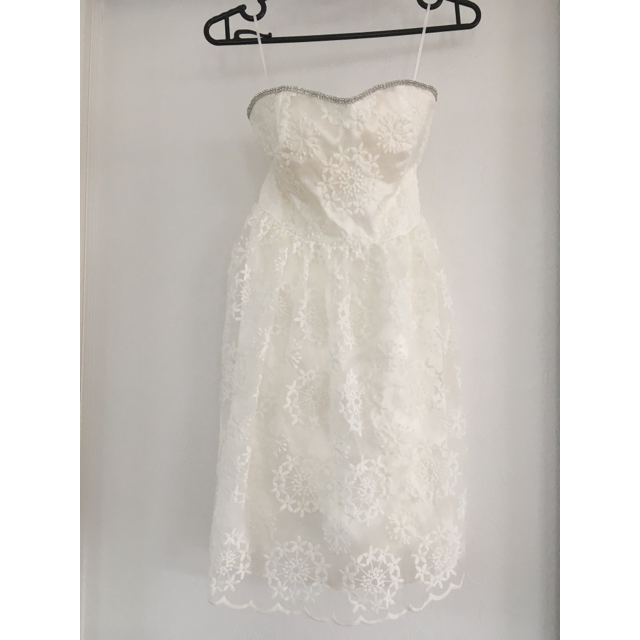 dazzy store(デイジーストア)の結婚式 ウェディング 二次会 新婦 花嫁 ドレス ミニ レディースのフォーマル/ドレス(ミニドレス)の商品写真