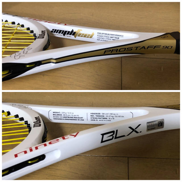 フェデラー7代目モデル美品PROSTAFFSIXONE90 フェデラー7代目モデル美品PROSTAFFSIXONE90