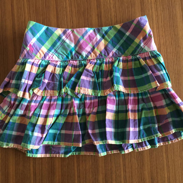 Ralph Lauren(ラルフローレン)のラルフローレン フリルスカート 100 キッズ/ベビー/マタニティのキッズ服女の子用(90cm~)(スカート)の商品写真