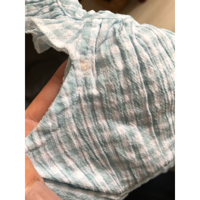 PETIT BATEAU(プチバトー)の追記ありシミ値下げ※プチバトー 6m セット ベビー女の子  キッズ/ベビー/マタニティのベビー服(~85cm)(ロンパース)の商品写真