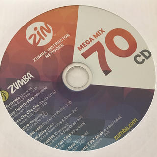 ズンバ(Zumba)のZUMBA CD MEGA MIX 70 メガミックス70(スポーツ/フィットネス)