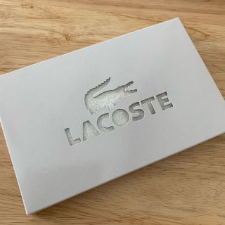 ラコステ(LACOSTE)のラコステ 定番 タオルハンカチ 白(ハンカチ)