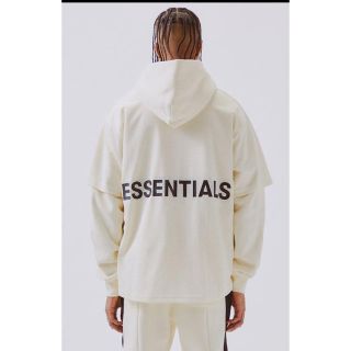 フィアオブゴッド(FEAR OF GOD)のfog essentials Vネックメッシュ半袖Tシャツ Sサイズ 白 新品(Tシャツ/カットソー(半袖/袖なし))