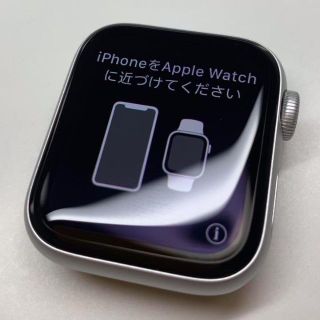 値下げ 美品 Apple Watch Series 4 40㎜GPS シルバー(その他)