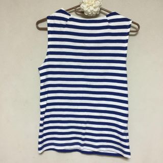 ドットアンドストライプスチャイルドウーマン(Dot&Stripes CHILDWOMAN)のＶネックのインナーに♡ボーダーカットソー(Tシャツ(半袖/袖なし))