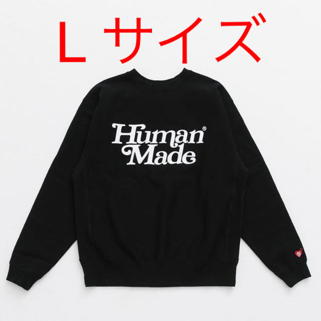 L サイズ HUMAN MADE Girls Don’t Cry スウェット