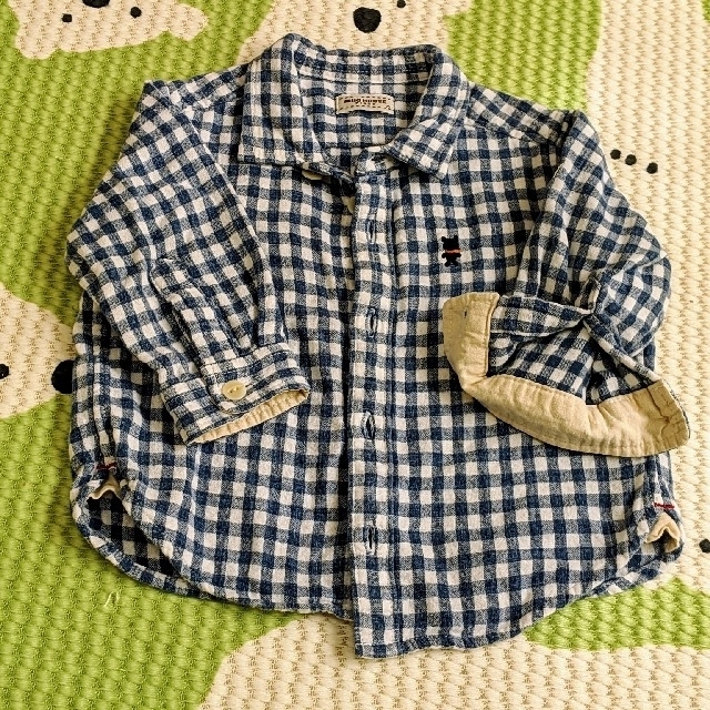 mikihouse(ミキハウス)のミキハウスロンT，シャツ　70cm キッズ/ベビー/マタニティのベビー服(~85cm)(Ｔシャツ)の商品写真