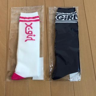 エックスガールステージス(X-girl Stages)の専用 XGS L(19〜23) 2足(靴下/タイツ)