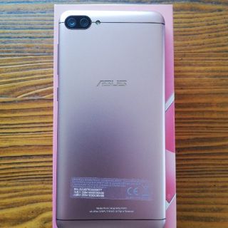 エイスース(ASUS)のzenfone4 max  simフリー　ピンク(スマートフォン本体)