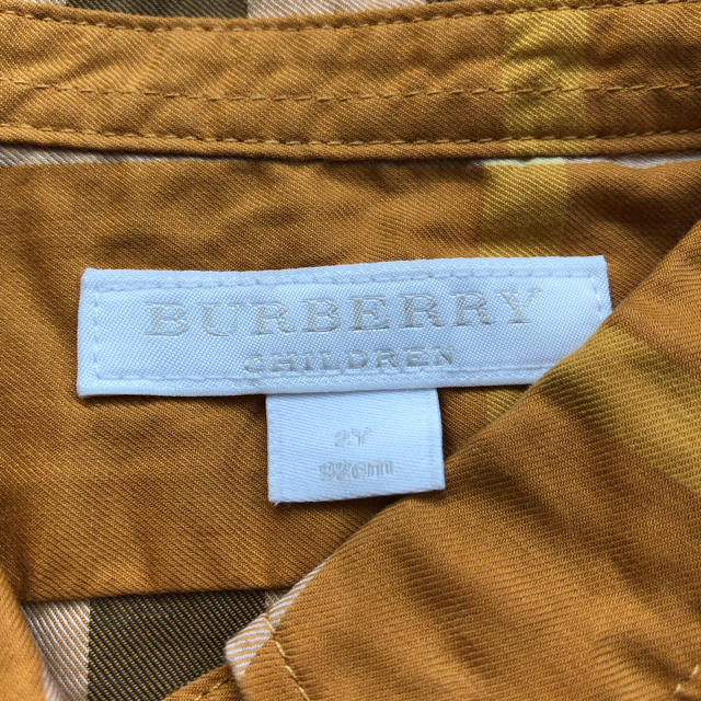 BURBERRY(バーバリー)のバーバリー 半袖シャツ キッズ/ベビー/マタニティのキッズ服男の子用(90cm~)(ブラウス)の商品写真