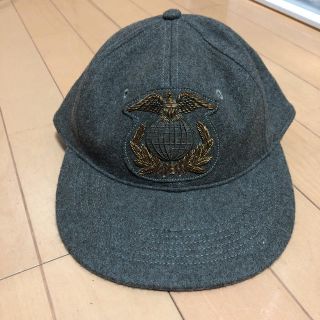 ラルフローレン(Ralph Lauren)のRRL RALPH LAUREN 定価18360円 格安出品 レザー cap(キャップ)