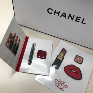 シャネル(CHANEL)のCHANEL 試供品 ステッカー リップ ルージュココフラッシュ92(サンプル/トライアルキット)