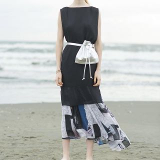 アメリヴィンテージ(Ameri VINTAGE)のAmeri vintage GEOMETRY ART 3WAY DRESS(ロングワンピース/マキシワンピース)