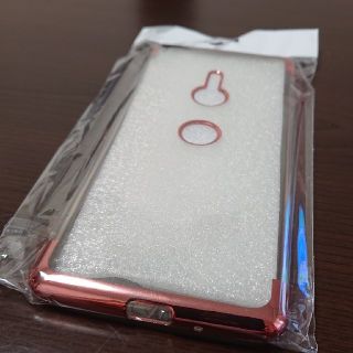 エクスペリア(Xperia)の【未使用新品】XPERIA XZ3 ケース  ピンクゴールド TPU (Androidケース)