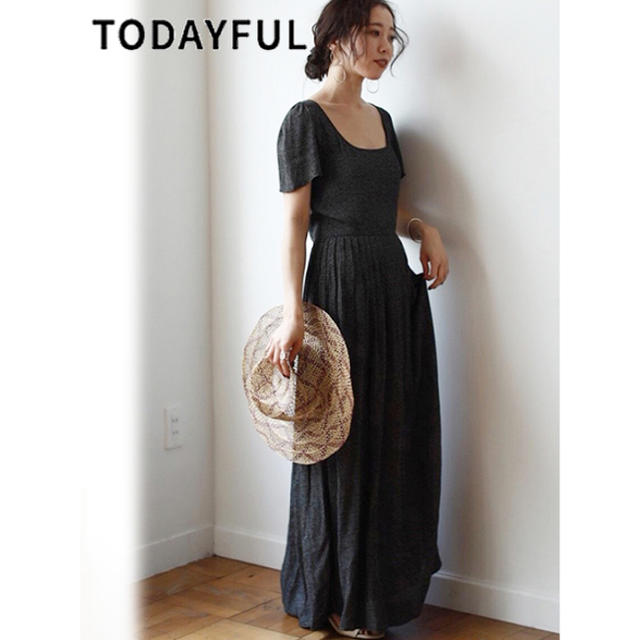 TODAYFUL(トゥデイフルGeorgette  Dress ワンピースカラー