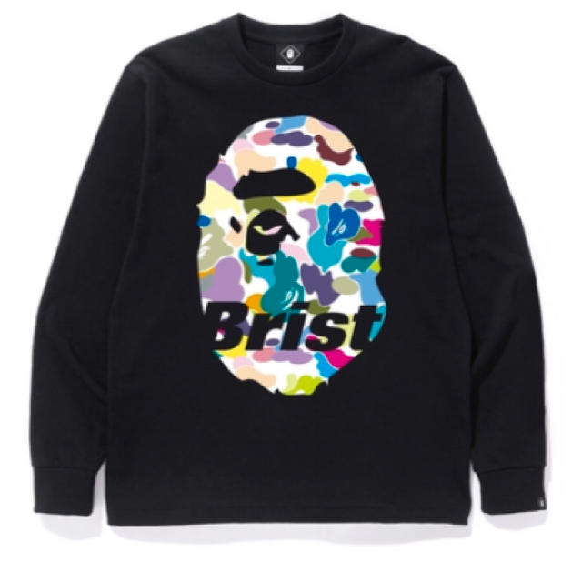 A BATHING APE(アベイシングエイプ)のape bape x FCRB L/S ape head tee L メンズのトップス(Tシャツ/カットソー(七分/長袖))の商品写真