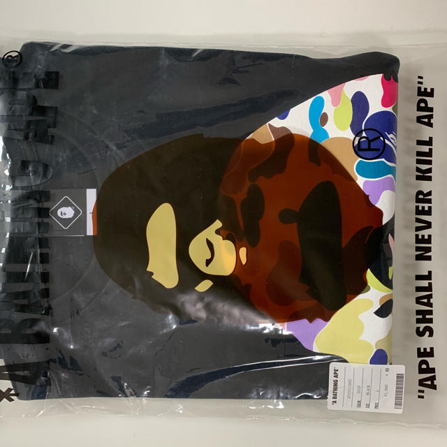 A BATHING APE(アベイシングエイプ)のape bape x FCRB L/S ape head tee L メンズのトップス(Tシャツ/カットソー(七分/長袖))の商品写真