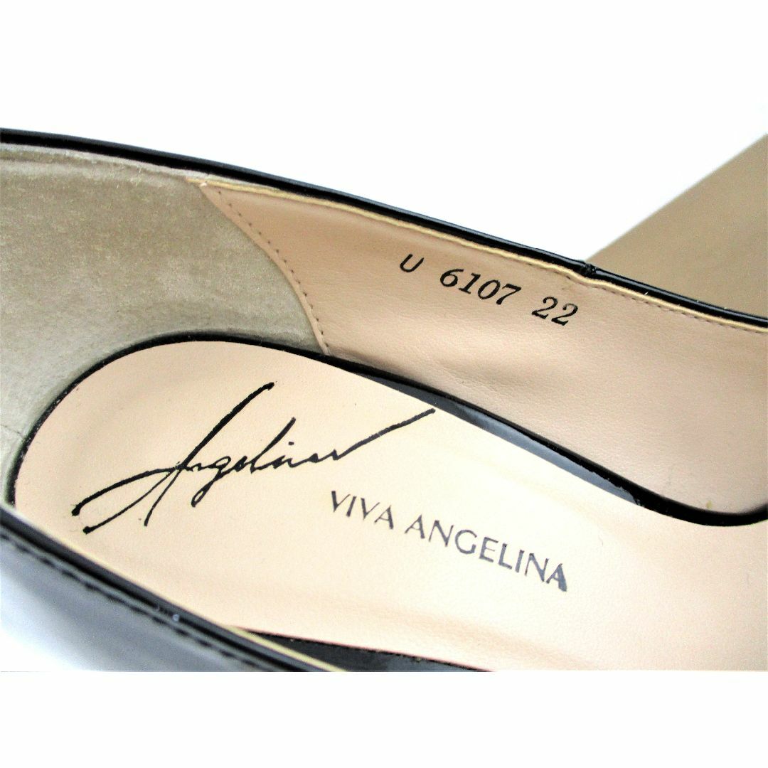 VIVA ANGELINA(ビバアンジェリーナ)の◇極美品 ビバ アンジェリーナ ハイヒール 22.0cm エナメル ブラック◇ レディースの靴/シューズ(ハイヒール/パンプス)の商品写真