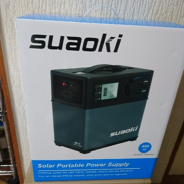 suaoki ポータブル電源 大容量120000mAh /400Wのサムネイル