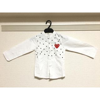 コムデギャルソン(COMME des GARCONS)の【新品】長袖 シャツ ブラウス コムデギャルソン風 ドット 送料込(ブラウス)