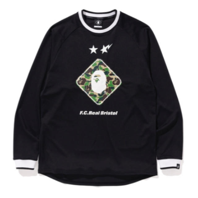 ape bape x FCRB L/S emblem tee XL