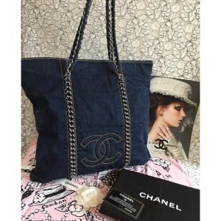 シャネル(CHANEL)のえつこの部屋様専用☆ シャネルラグジュアリーライン デニムトートバッグ(トートバッグ)