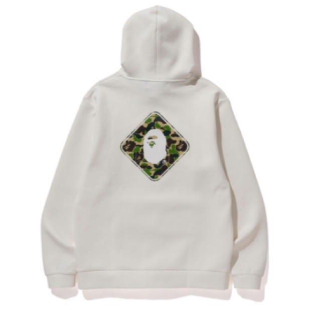 A BATHING APE(アベイシングエイプ)のape bape x FCRB team hoodie XL 白 メンズのトップス(パーカー)の商品写真