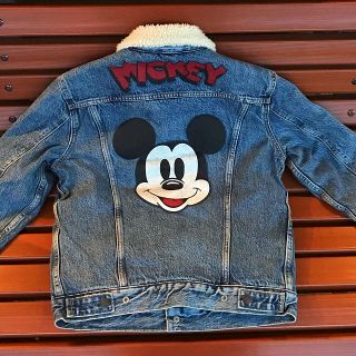 肩幅47USA製 ヴィンテージ MICKEY\u0026CO. Gジャン ミッキーSサイズ