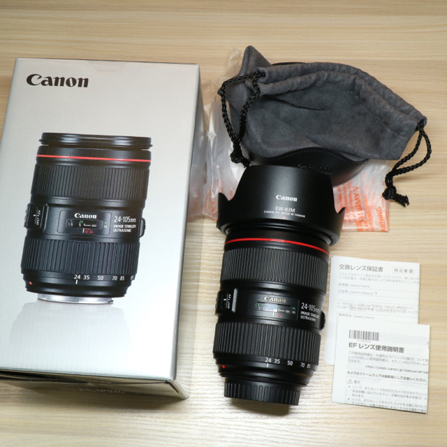 売店売店美品 使用頻度僅か Canon EF24-105mm F4L IS II USM レンズ