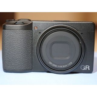 リコー(RICOH)の新同品 RICOH  GR III  GR3 純正バッテリ 限定ブルーリング付(コンパクトデジタルカメラ)