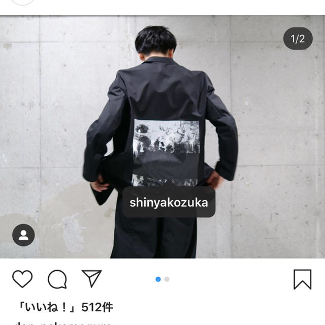 Yohji Yamamoto(ヨウジヤマモト)のshinya kozuka anonyms jacket メンズのジャケット/アウター(テーラードジャケット)の商品写真