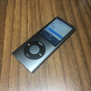 アップル(Apple)のApple iPod nano 第4世代 ブラック 8GB(ポータブルプレーヤー)