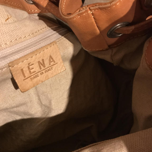 IENA(イエナ)のジル様専用❤️★IENA★イエナ レザー×リネン バック レディースのバッグ(ハンドバッグ)の商品写真