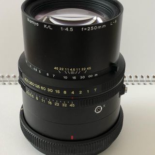 マミヤ(USTMamiya)の超美品 mamiya KL 250mm f4.RB67pro S SD(レンズ(単焦点))