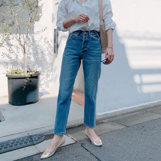 アリシアスタン(ALEXIA STAM)のVicente center press straight denim(デニム/ジーンズ)