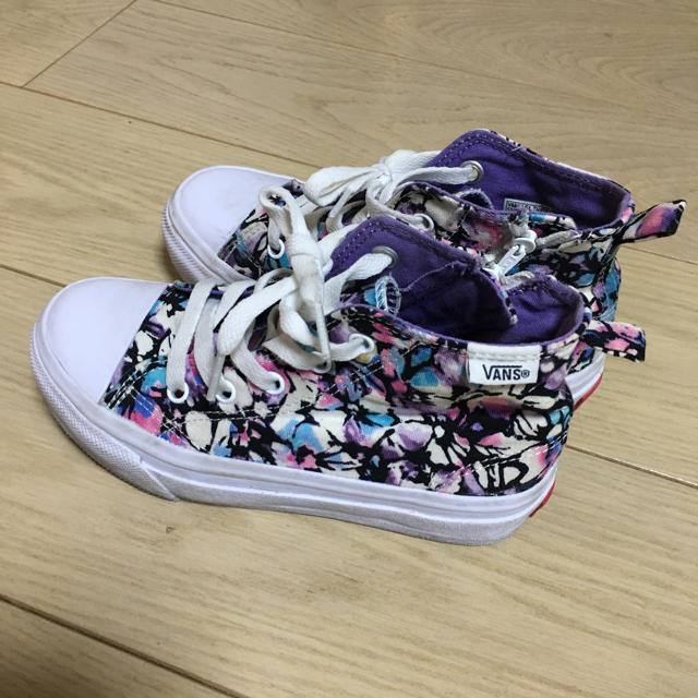 VANS - VANS ハイカット花柄 20cmの通販 by yuminojo's shop｜ヴァンズ