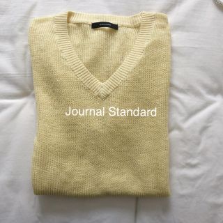 ジャーナルスタンダード(JOURNAL STANDARD)のジャーナルスタンダード リネンニット イエロー(ニット/セーター)