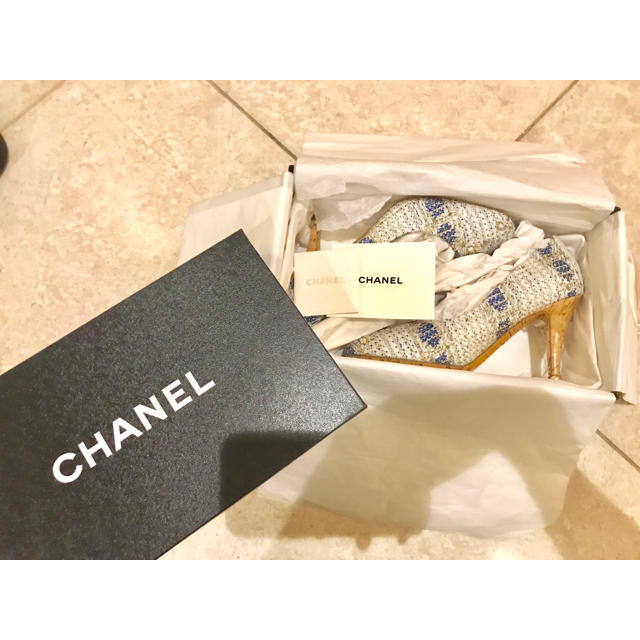 CHANEL☆☆激カワ超レアスワロフスキーヒール