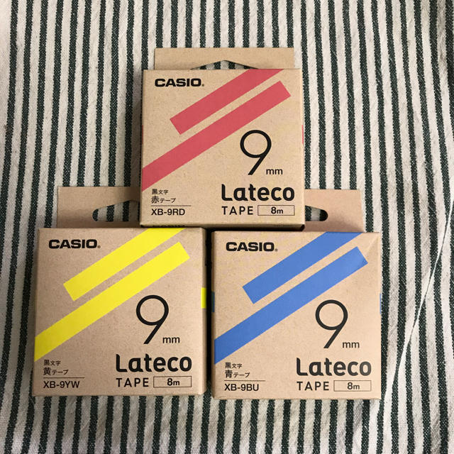 CASIO(カシオ)のCASIO Lateco テープ インテリア/住まい/日用品のオフィス用品(オフィス用品一般)の商品写真