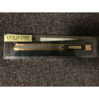 OLFA GOLD 2500 24金張り 最高級カッター 本皮シース付き 新品(はさみ/カッター)